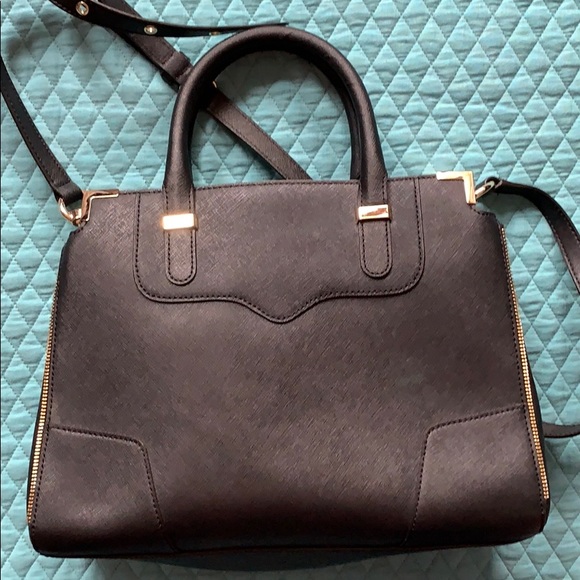 Rebecca Minkoff black saffiano Amorous tote - Picture 4 of 9